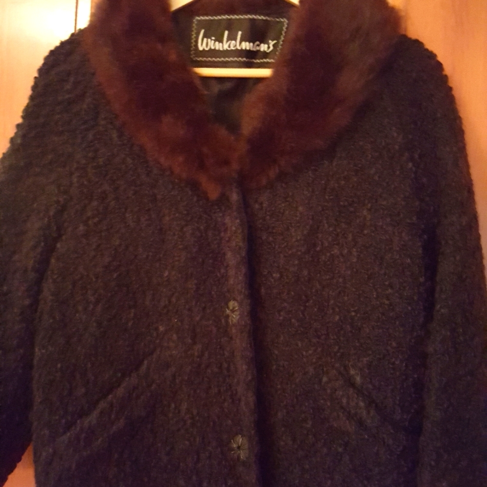 Vintage boiled wool jacket